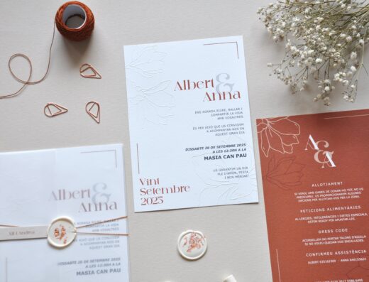 invitacions per bodes - invitacions per casaments - invitacions personalitzades - invitacions artesanals - ama brinda- casaments de catalunya